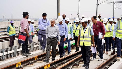 Safety inspection of Metro works