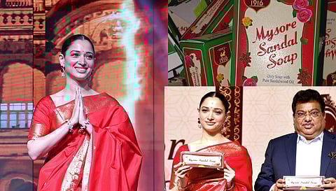 Tamannaah’s as ambassador of Mysore Sandal Soap