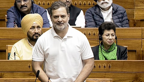 LoP in the Lok Sabha Rahul Gandhi speaks during the Budget session of Parliament