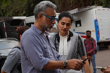 Taapsee Pannu in the sets of Assi - an urgent watch
