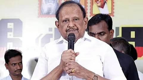 Minister for Natural Resources S Regupathy