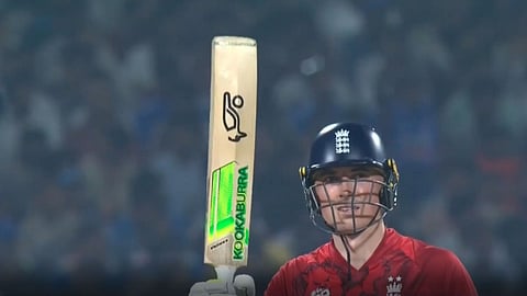 Tom Banton's unbeaten half century guided England to a crucial five-wicket win over Scotland