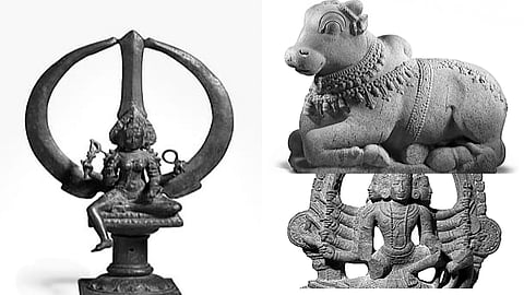 Images of the idols recovered
