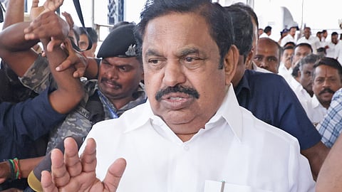 Leader of the Opposition Edappadi Palaniswami in the Assembly on Thursday
