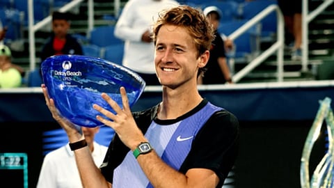 Sebastian Korda won his third ATP title in the Delray Beach Open