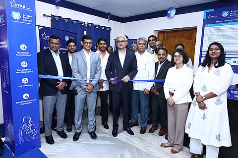 Sriram Ragunandhanan, CHRO, Star Health, Saral Gupta, director market access , Pfizer, Anand Roy, MD&CEO, Star Health, Air Commodore Sanjeet Roychoudhary - vice president, Piramal Swasthya., Balaji Babu, business head, TN Region 5, Star Health 