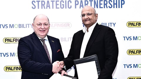 TVS Mobility Private Limited (TVS Mobility Group) has signed a Memorandum of Understanding (MoU) with Palfinger.