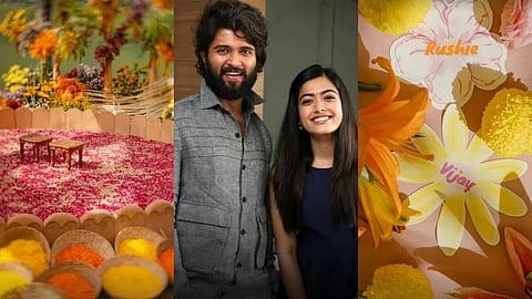 (L-R) Vijay Deverakonda, Rashmika Mandanna