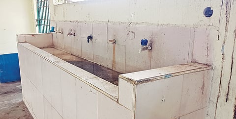 Water from taps installed at the Chintadripet and Light House stations on the Beach-Velachery MRTS line