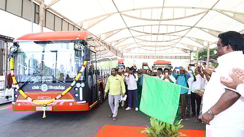SS Sivasankar on Friday flagged off Chennai Ula 2.0