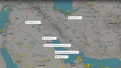 Airspaces closed across West Asia as of 3.30 pm, February 28, 2026