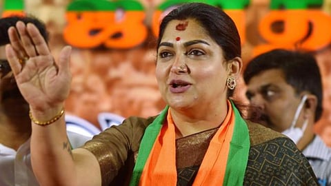 Fight elections alone, Khushbu dares Congress