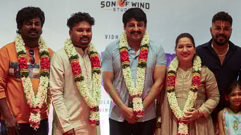 Visual from the Thodakkam movie pooja