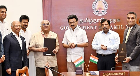 MRF Ltd has signed a MoU with the Tamil Nadu government 