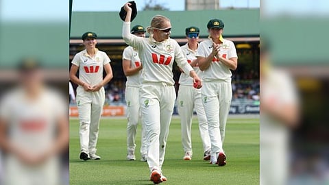 Alyssa Healy played her final test match in Perth.