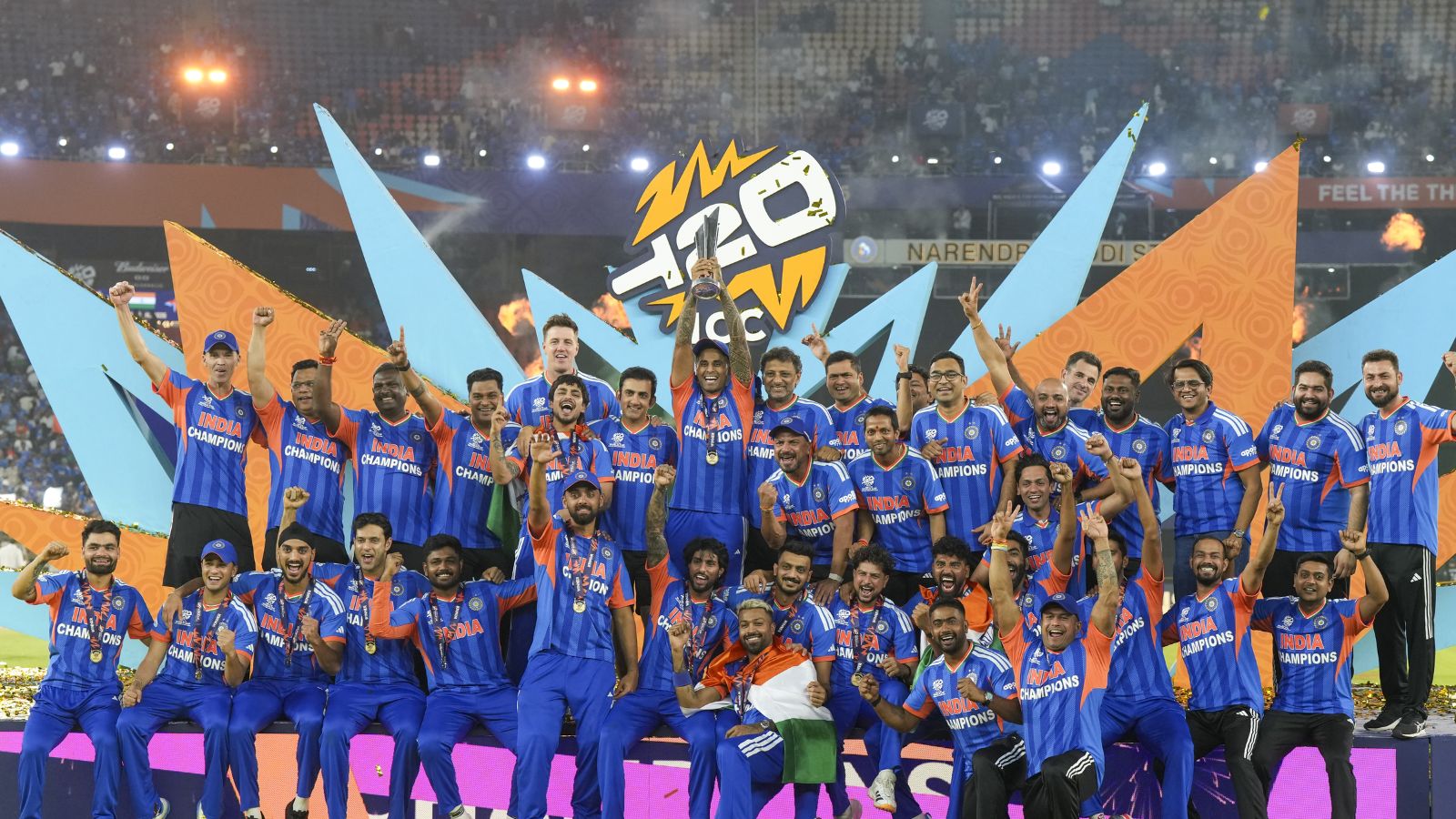 India won the ICC T20 World Cup for the third time 
