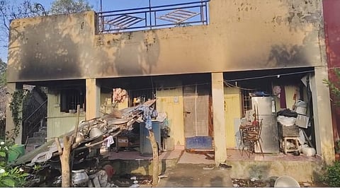 View from the accident site 
