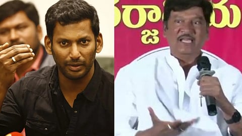 L-R: Vishal and Rajendra Prasad