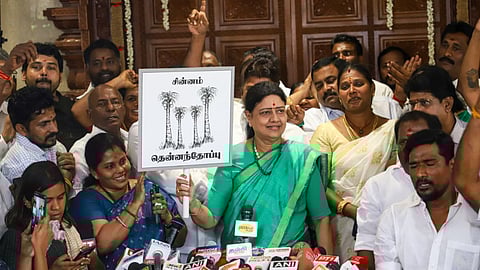 Sasikala takes over decade-old party, installs herself as chief