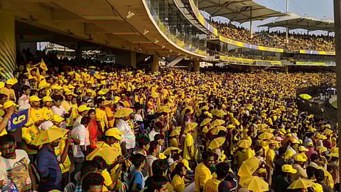 Image of CSK fans used for representative purpose