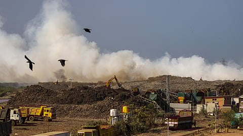 Fire breaks out into blaze at Kodungaiyur dump yard