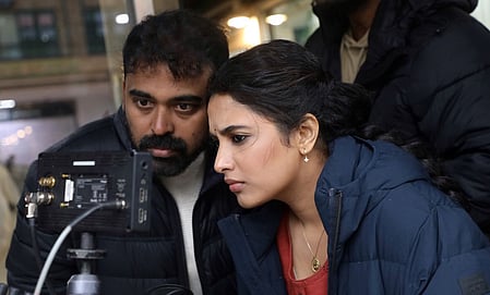 Priyanka Arul Mohan worked for 12 hours everyday while making 'Made in Korea': Ra Karthik
