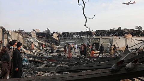 Afghanistan’s deputy government spokesman said early Tuesday the death toll from an airstrike by Pakistan that hit a hospital treating drug users in the Afghan capital Kabul has increased to 400.