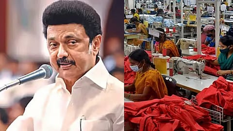 (L) Chief Minister MK Stalin