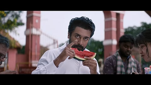 Screen grab from Karuppu 