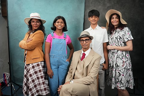 A Still from the reharsal of the show