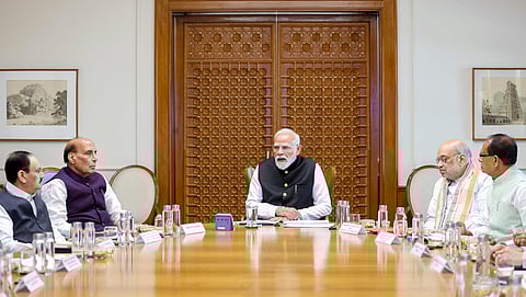 Prime Minister Narendra Modi chairs a high-level meeting to review the situation related to petroleum, crude, gas, power, and fertiliser sectors in view of the evolving West Asia situation