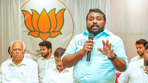 BJP youth leader SG Suryah 