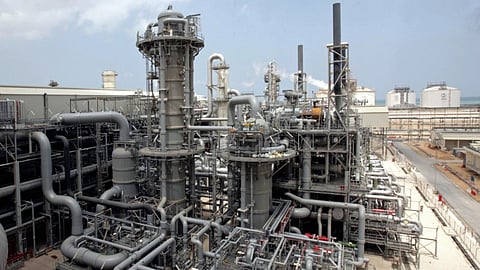 This April 4, 2009, file photo, shows a gas production facility at Ras Laffan, Qatar.