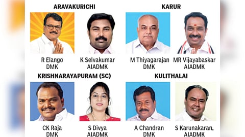 DMK and AIADMK candidates