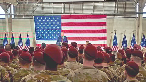 Storm clouds | GOP fears Trump’s
Iran war failing