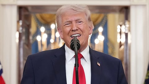 US President Donald Trump 