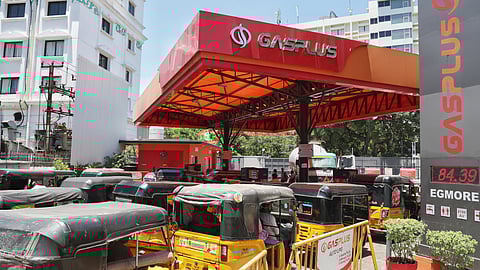 Visuals from the Gas outlet near Egmore 