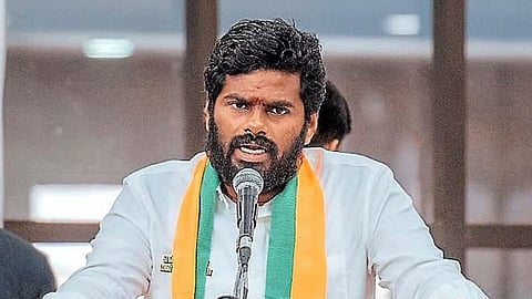 BJP State president K Annamalai