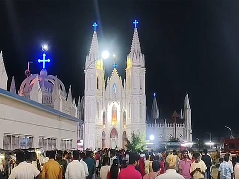 Easter celebration in Velankanni