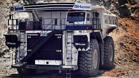 Heavy earthmoving equipment