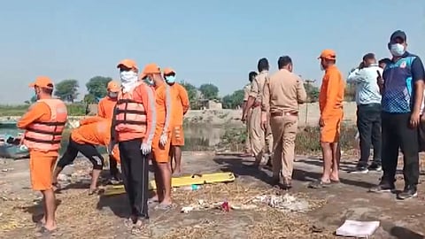 Boat capsize incident