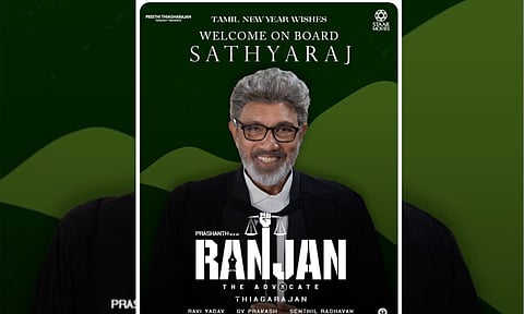 Sathyaraj comes onboard the unit of Prashanth-starrer 'Ranjan - The Advocate'
