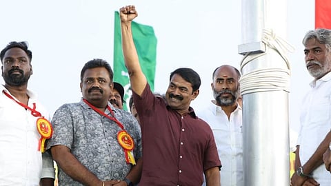 Naam Tamilar Katchi (NTK) chief coordinator Seeman 