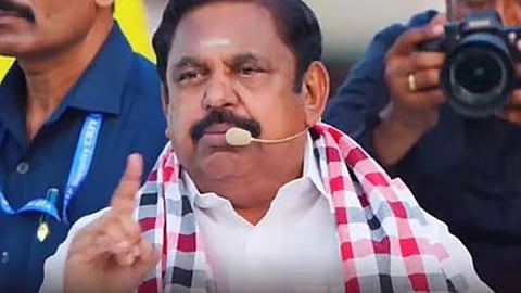 AIADMK general secretary Edappadi K Palaniswami 