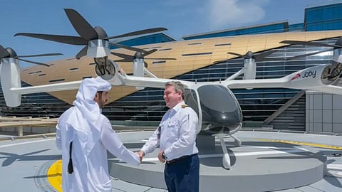 World's first air taxi station