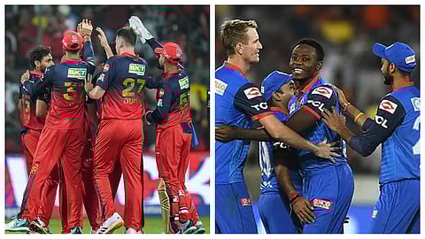 Royal Challengers Bengaluru and Delhi Capitals