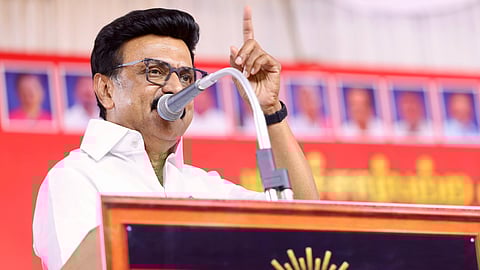 Chief Minister and DMK president MK Stalin