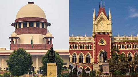 (L) Supreme Court, (R) Calcutta High Court