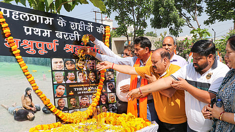 Leaders across party lines pay homage to victims of Pahalgam attack on first anniversary