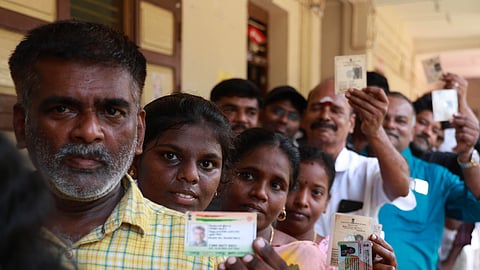 Despite heat, strong voter turnout in South Chennai 